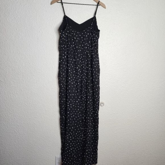 Lulus In Demand Black and White Print Sleeveless Wide-Leg Jumpsuit Size XL - Picture 5 of 12